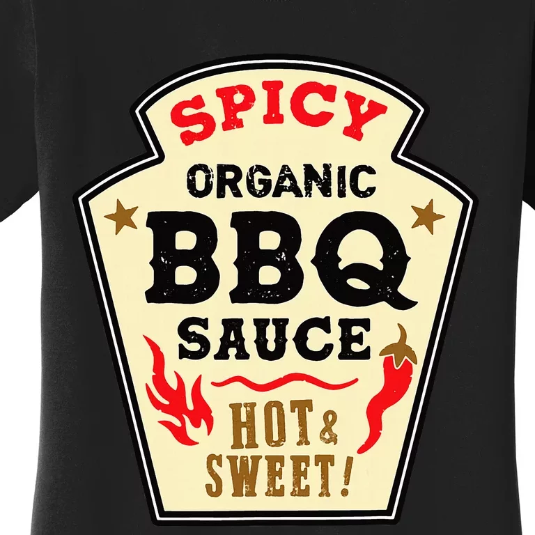 Bbq Sauce Hot Spicy Grill Barbeque Halloween Costume Women's T-Shirt