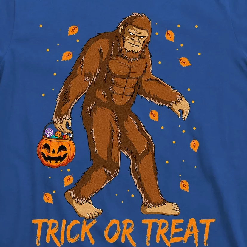 Bigfoot Sasquatch Halloween Trick Or Treat Costume T-Shirt