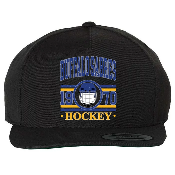 Buffalo Sabres Hockey Team Supporter Wool Snapback Cap