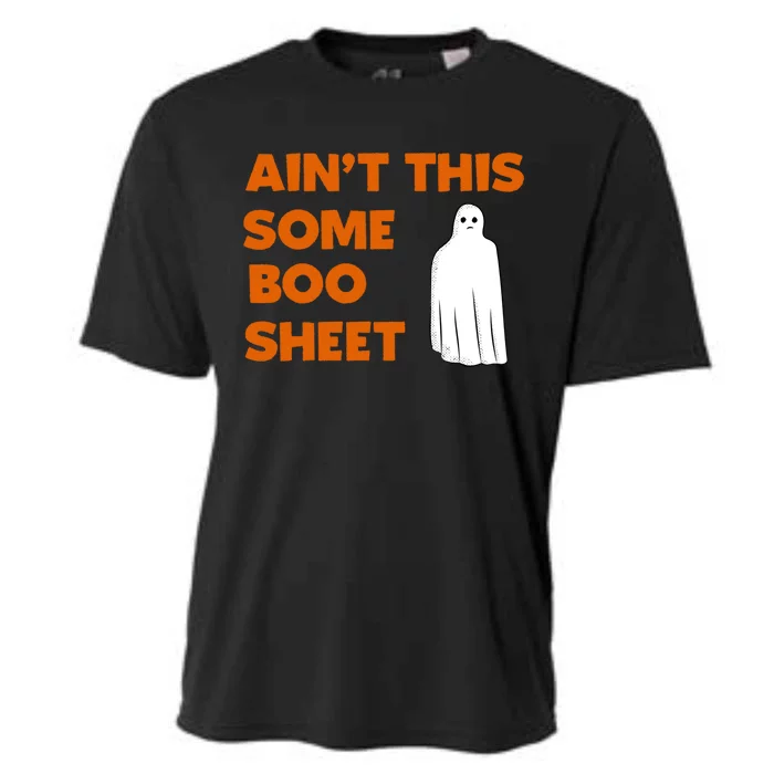 Boo Sheet Halloween Costume Gift Cooling Performance Crew T-Shirt