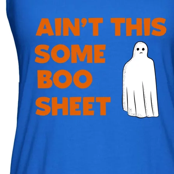 Boo Sheet Halloween Costume Gift Ladies Essential Flowy Tank