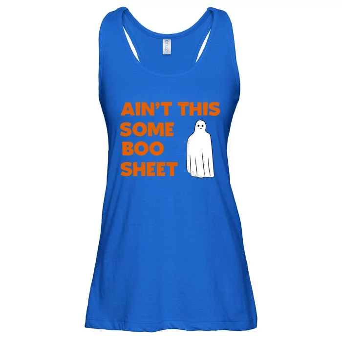 Boo Sheet Halloween Costume Gift Ladies Essential Flowy Tank