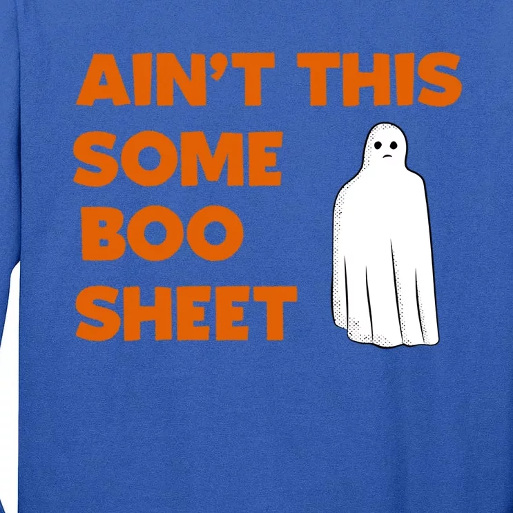 Boo Sheet Halloween Costume Gift Tall Long Sleeve T-Shirt