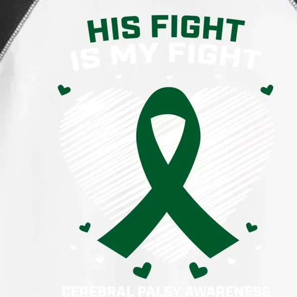 Brother Son His Fight Is My Fight Cerebral Palsy Awareness Gift Toddler Fine Jersey T-Shirt