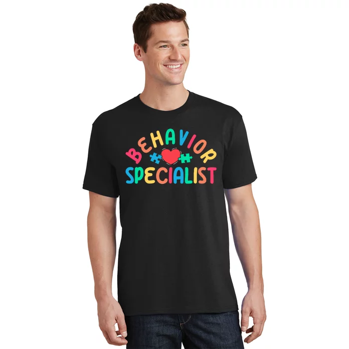 Behavior Specialist Heart Behavioral Specialist T-Shirt