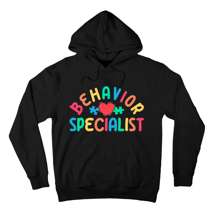 Behavior Specialist Heart Behavioral Specialist Tall Hoodie