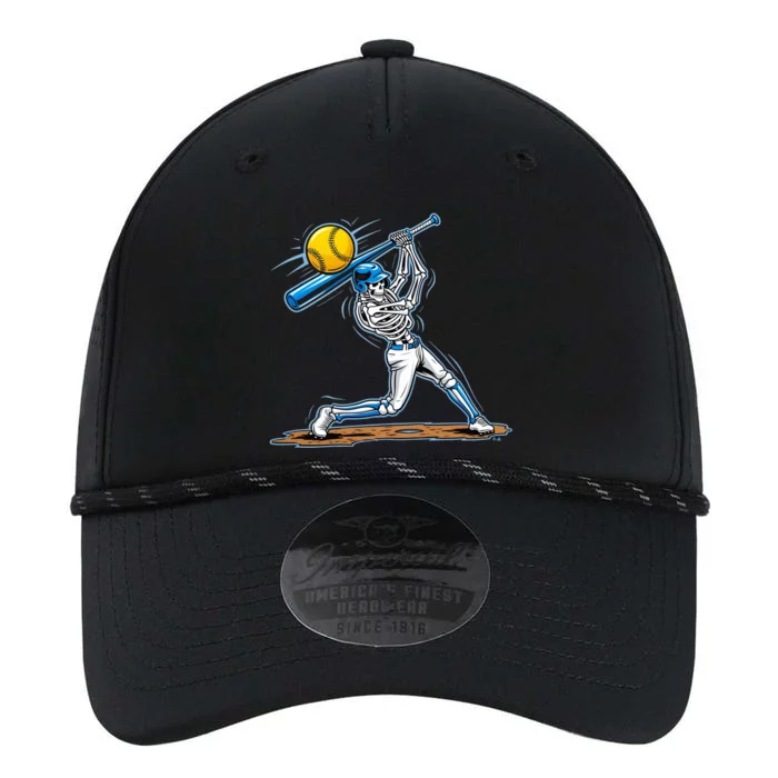 Baseball Skeleton Halloween Spooky Baseball Halloween Design Performance The Dyno Cap