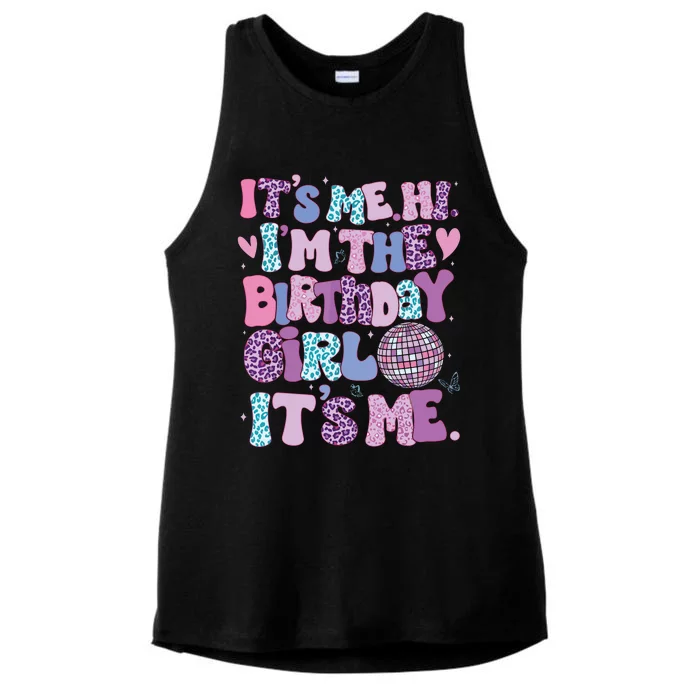 Birthday Shirts Its Me Hi Im The Birthday Girl Its Me Ladies Tri-Blend Wicking Tank