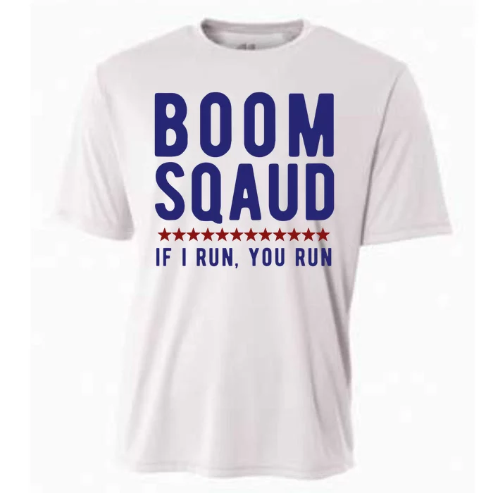 Boom Squad If I Run You Run Funny 4th Of July Cooling Performance Crew T-Shirt