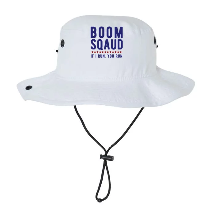 Boom Squad If I Run You Run Funny 4th Of July Legacy Cool Fit Booney Bucket Hat