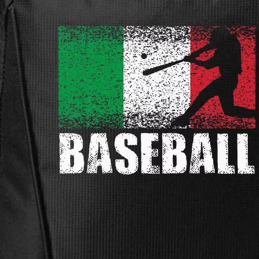 Baseball Sports Italy Flag Italian Baseball City Backpack