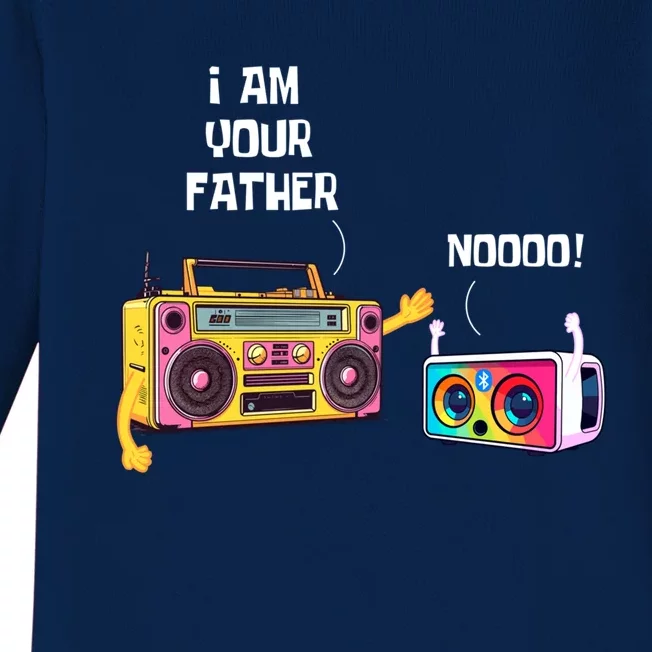 Bluetooth Speaker I Am Your Father Radio Funny Music Saying Meaningful Gift Baby Long Sleeve Bodysuit