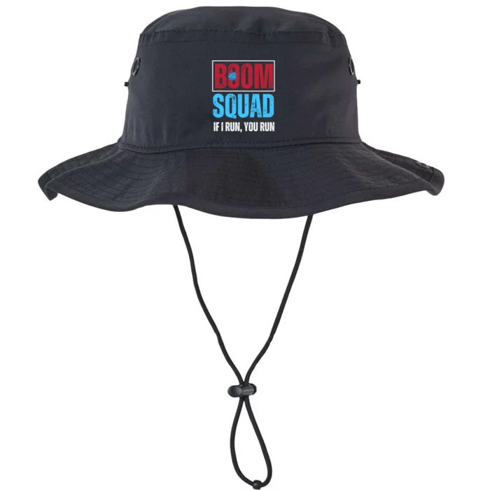 Boom Squad If I Run You Run 4th Of July Cute Gift Legacy Cool Fit Booney Bucket Hat