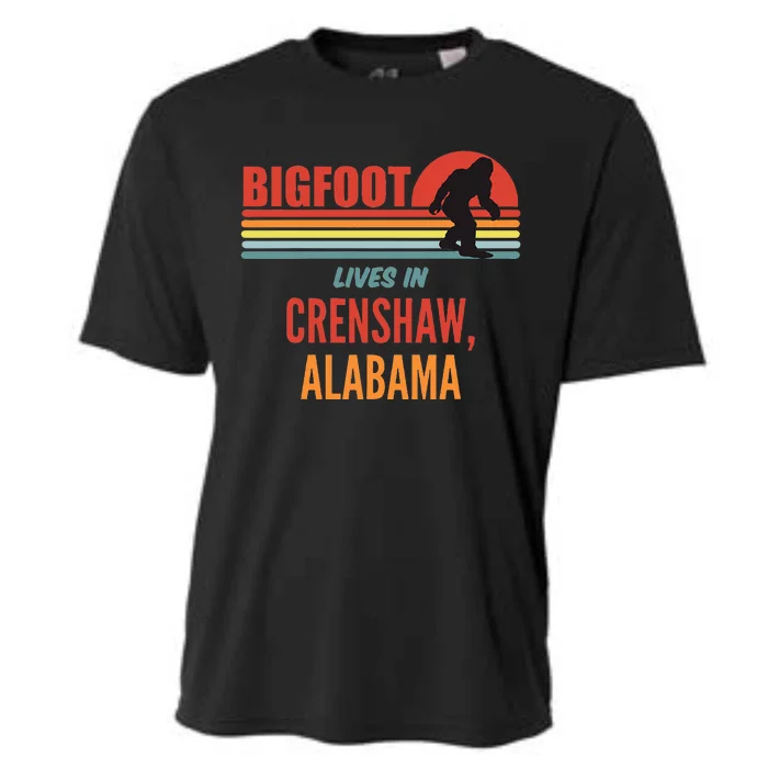 Bigfoot Sighting In Crenshaw Alabama Cooling Performance Crew T-Shirt