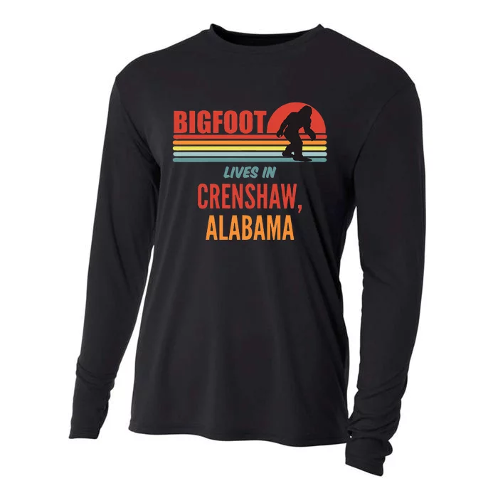 Bigfoot Sighting In Crenshaw Alabama Cooling Performance Long Sleeve Crew