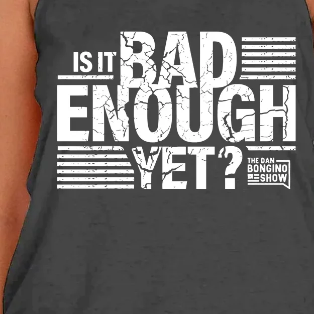 B.O.N.G.I.N.O Store Is It Bad Enough Yet Women's Knotted Racerback Tank