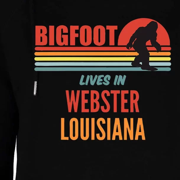 Bigfoot Sighting In Webster Parish Louisiana Womens Funnel Neck Pullover Hood