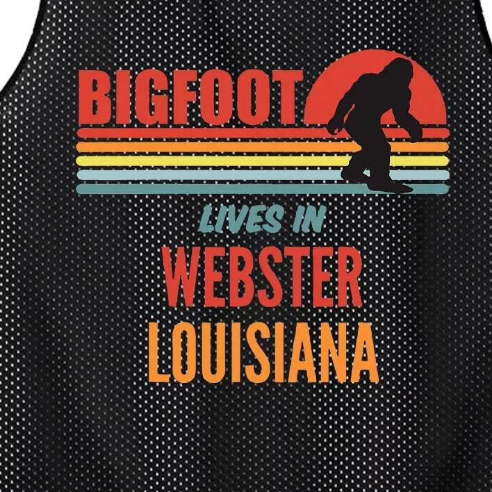 Bigfoot Sighting In Webster Parish Louisiana Mesh Reversible Basketball Jersey Tank