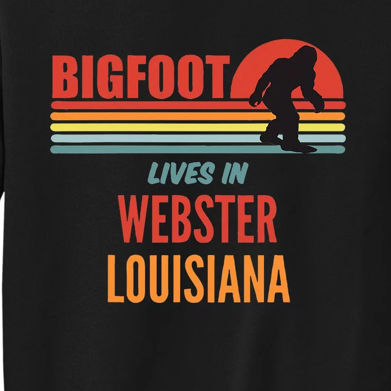 Bigfoot Sighting In Webster Parish Louisiana Tall Sweatshirt