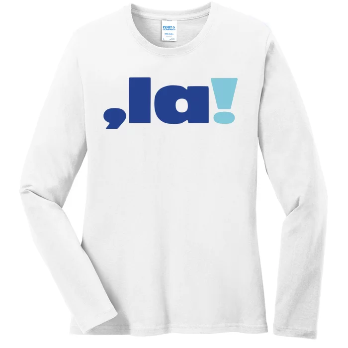 Bittersoutherner Say It 24 La Ladies Long Sleeve Shirt