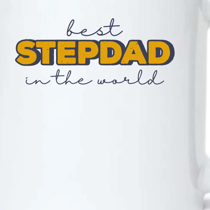 Best Stepdad In The World Fathers Day Black Color Changing Mug