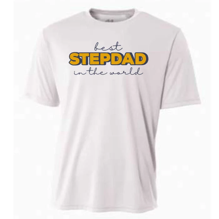 Best Stepdad In The World Fathers Day Cooling Performance Crew T-Shirt