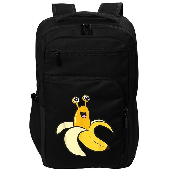 Banana Slug In Banana Funny Banana Slug Impact Tech Backpack