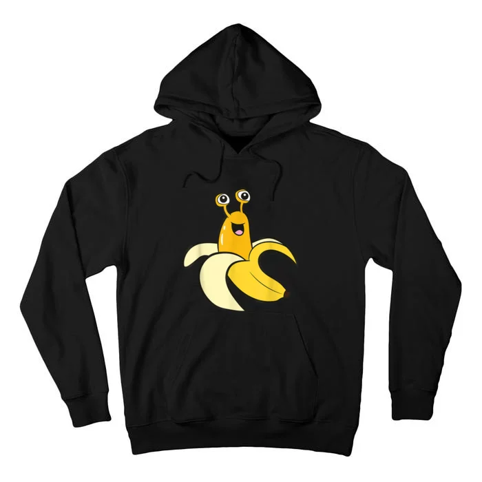 Banana Slug In Banana Funny Banana Slug Tall Hoodie