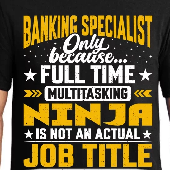 Banking Specialist Job Title Gift Funny Banking Expert Meaningful Gift Pajama Set