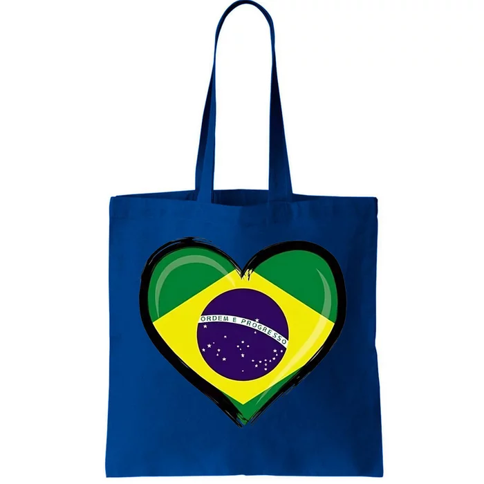 Brazil Soccer Jersey Brazilian Flag Funny Boy Gift Tote Bag