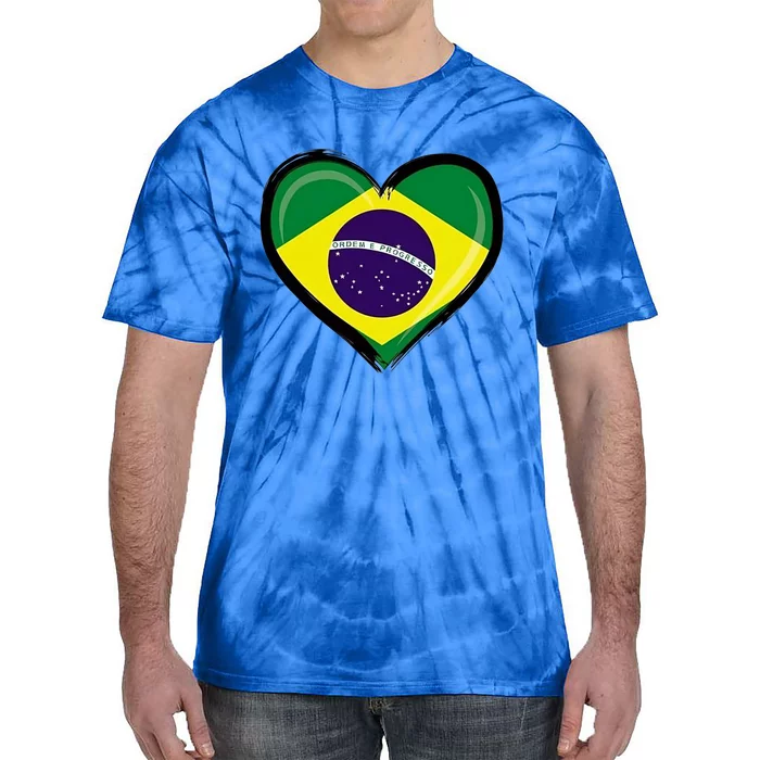 Brazil Soccer Jersey Brazilian Flag Funny Boy Gift Tie-Dye T-Shirt