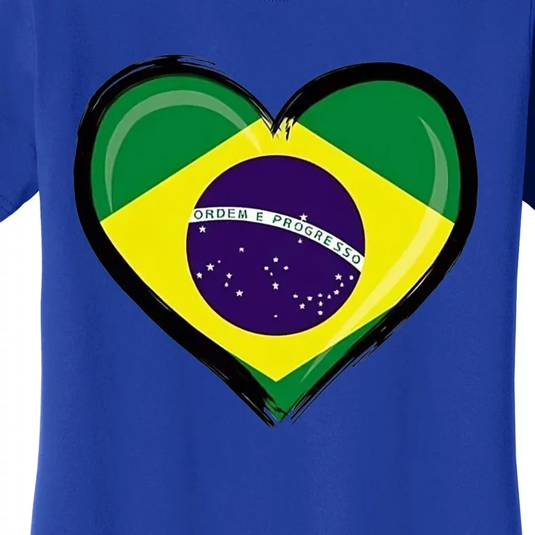 Brazil Soccer Jersey Brazilian Flag Funny Boy Gift Women's T-Shirt