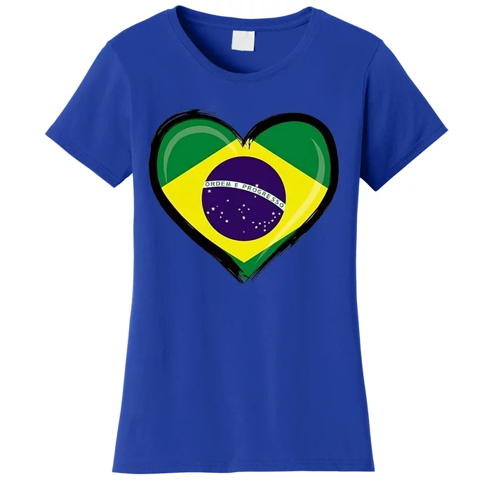 Brazil Soccer Jersey Brazilian Flag Funny Boy Gift Women's T-Shirt