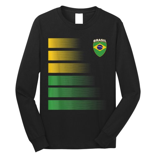 TeeShirtPalace Brazil Soccer Jersey Brazilian Football Shirt Flag Women's Crop Top Tee