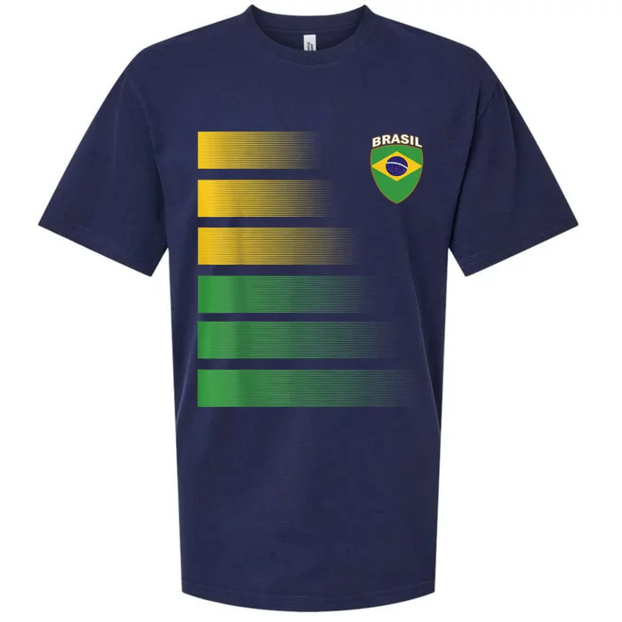 Brazil Soccer Jersey Football Brazil Soccer Sueded Cloud Jersey T-Shirt