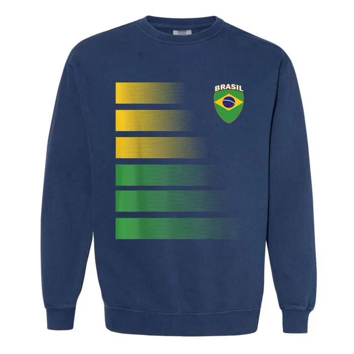 Brazil Soccer Jersey Football Brazil Soccer Garment-Dyed Sweatshirt