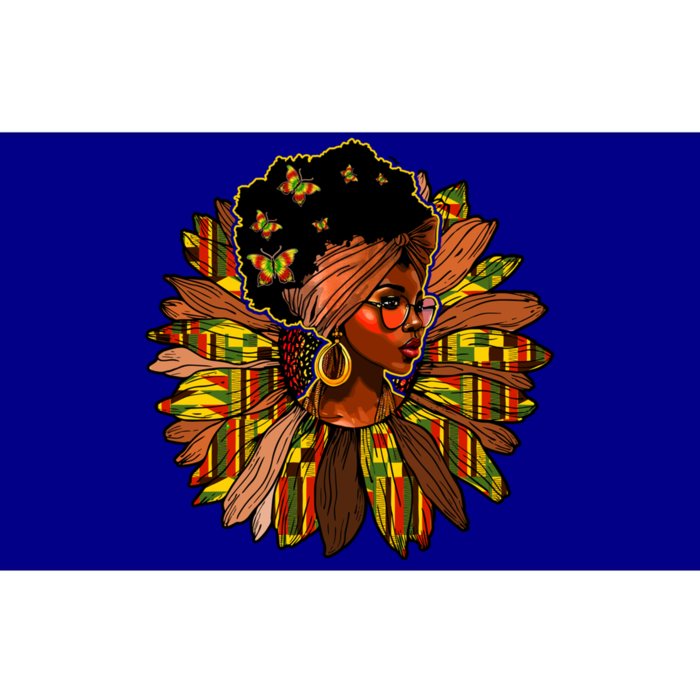 Black Sunflower Juneteenth Black Freedom Black History Meaningful Gift Bumper Sticker