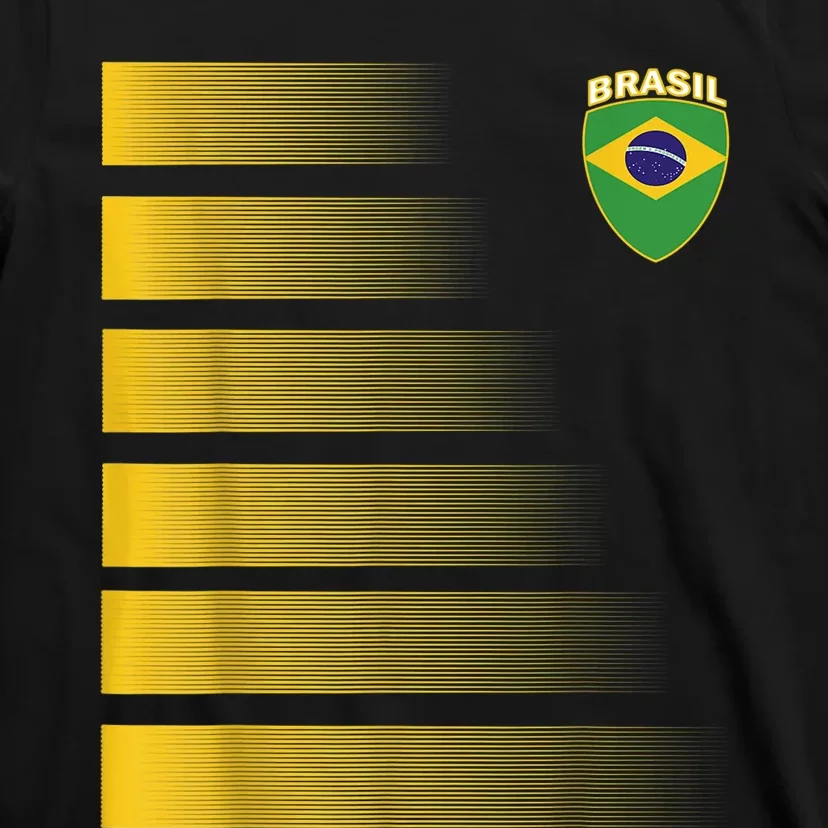 Brazilian Soccer Jersey Brazil Football Flag T-Shirt