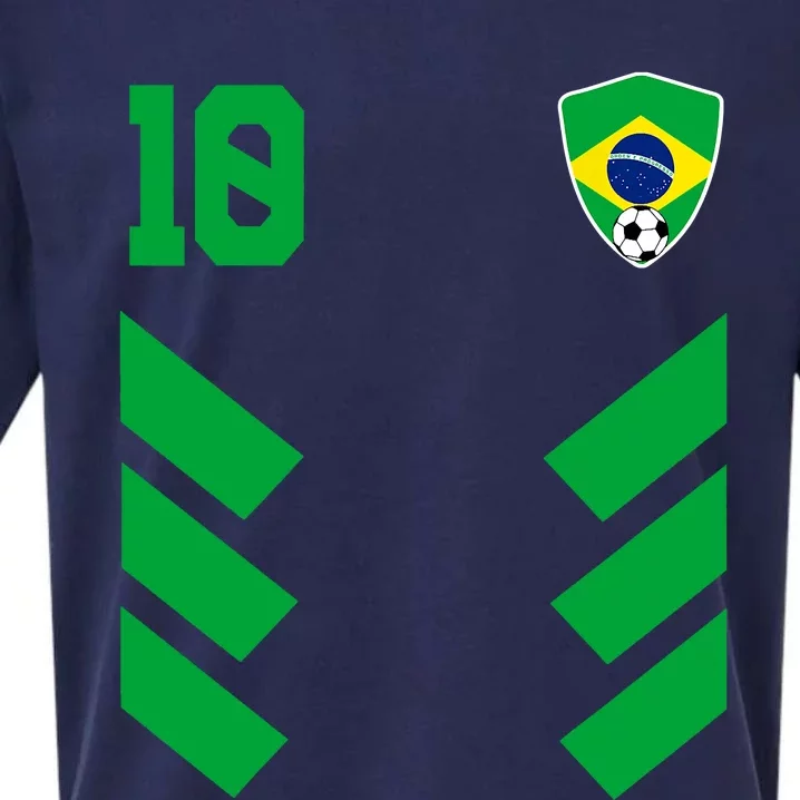 Brazil Soccer Jersey Brazilian Football Shirt Flag Sueded Cloud Jersey T-Shirt