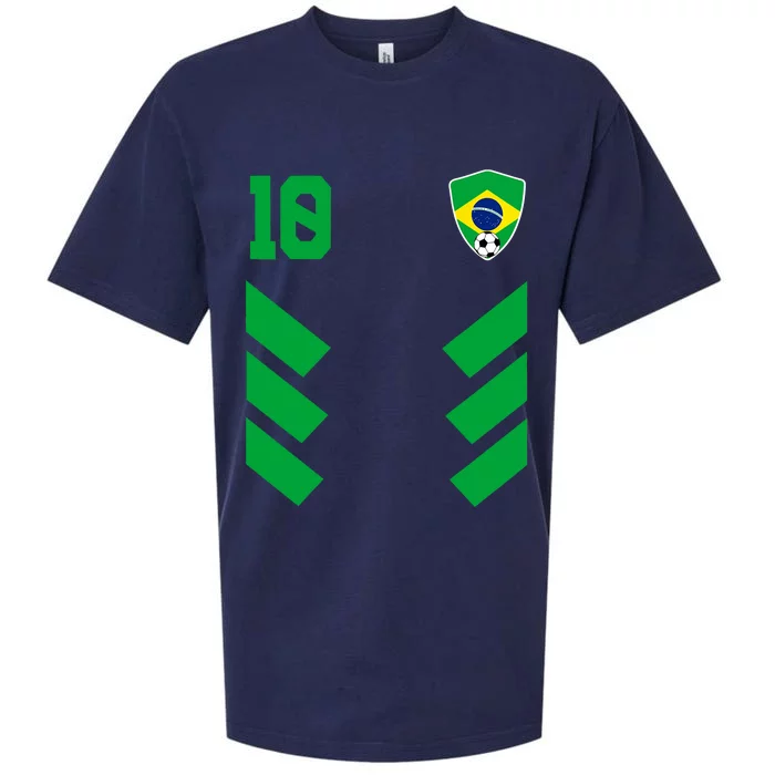 Brazil Soccer Jersey Brazilian Football Shirt Flag Sueded Cloud Jersey T-Shirt