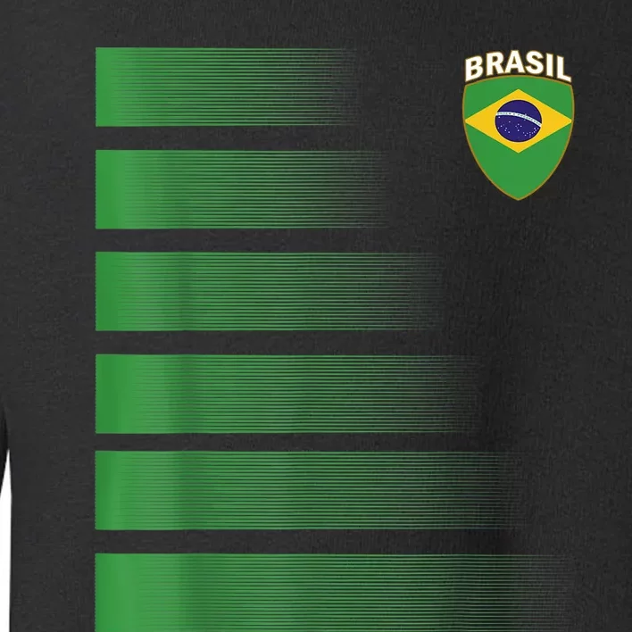 Brazilian Soccer Jersey Brazil Football Brazil Flag Toddler Sweatshirt