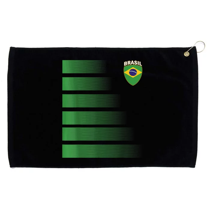 Brazilian Soccer Jersey Brazil Football Brazil Flag Grommeted Golf Towel