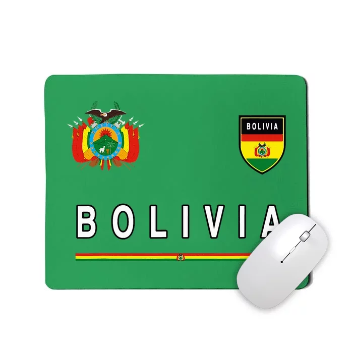 Bolivia Sportsoccer Jersey Flag Football Mousepad