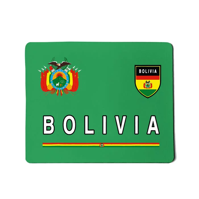 Bolivia Sportsoccer Jersey Flag Football Mousepad