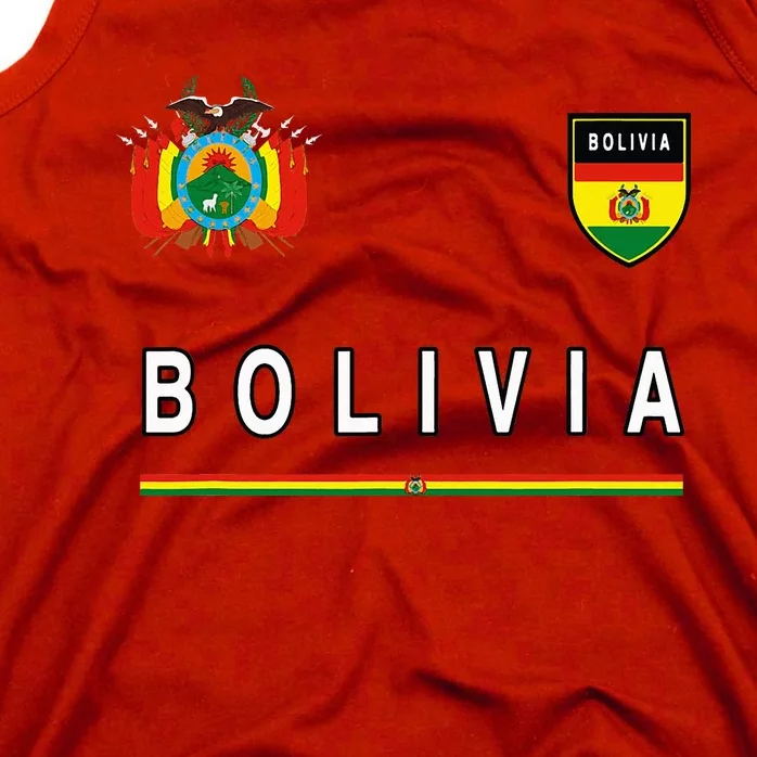 Bolivia Sportsoccer Jersey Flag Football Tank Top