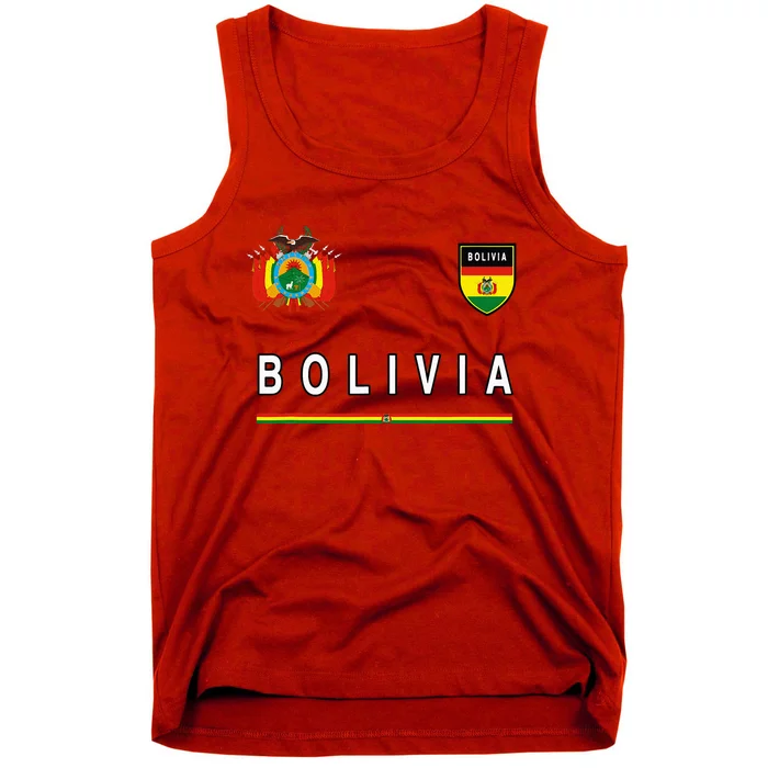 Bolivia Sportsoccer Jersey Flag Football Tank Top