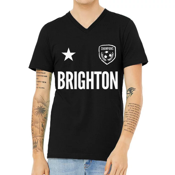 Brighton Soccer Jersey V-Neck T-Shirt