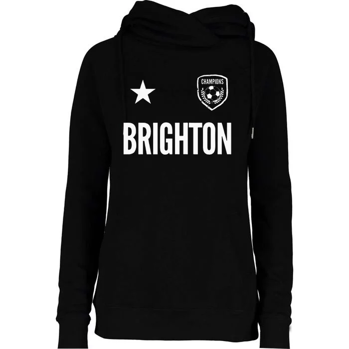 Brighton Soccer Jersey Womens Funnel Neck Pullover Hood