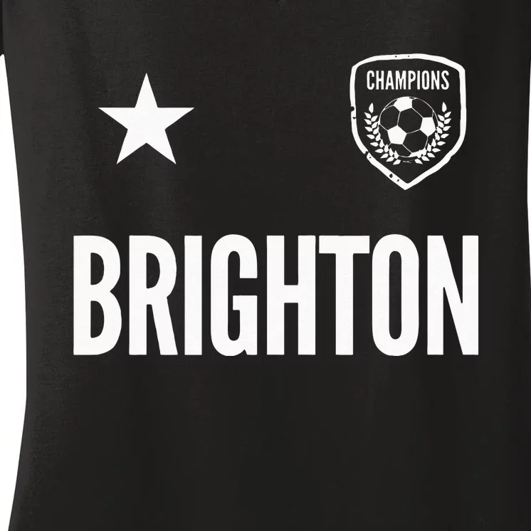 Brighton Soccer Jersey Women's V-Neck T-Shirt