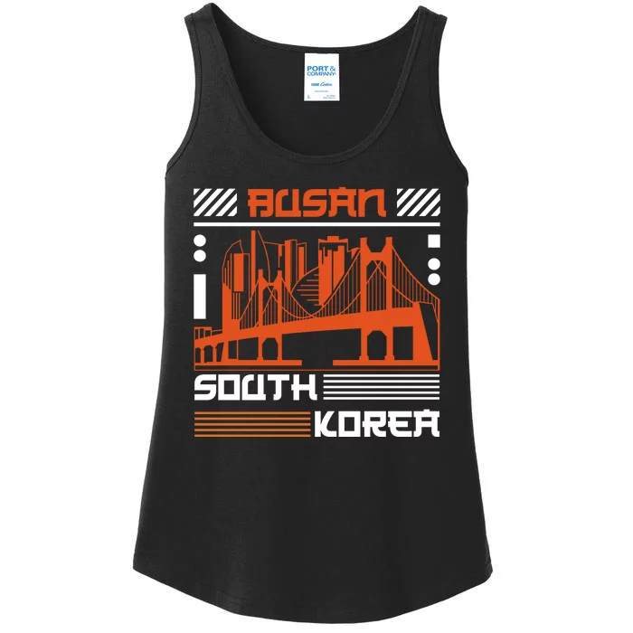 Busan South Korea Ladies Essential Tank